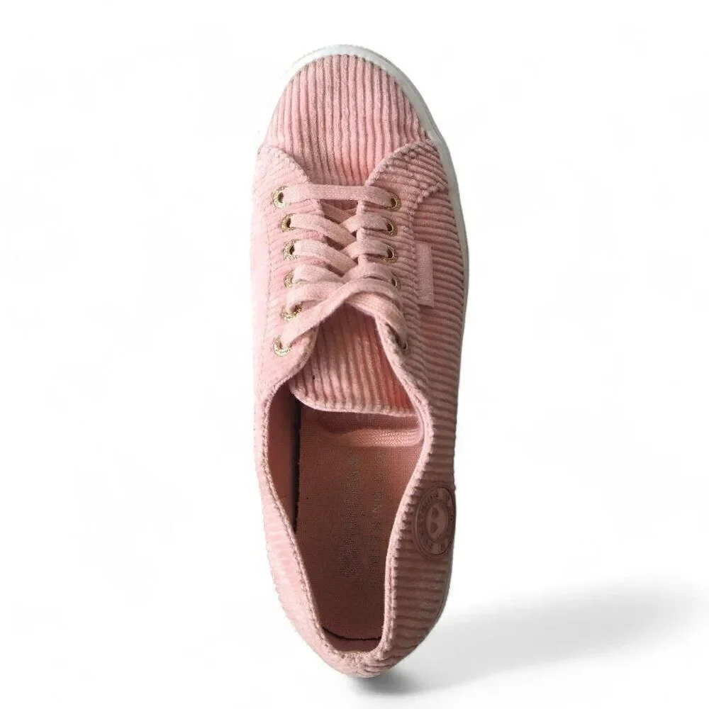 Superga x‎ Something Navy 2750 Corduroy Casual Sneakers Dusty Pink Women's 9